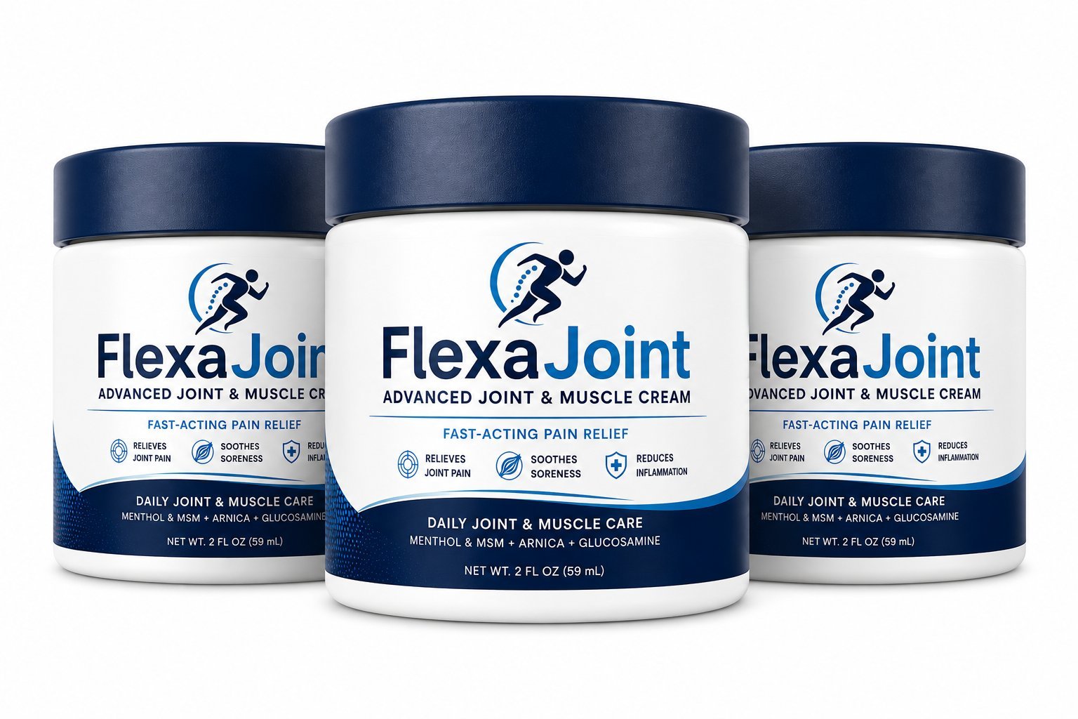 FlexAJoint Joint & Muscle Cream &mdash; 3 Tub Bundle
