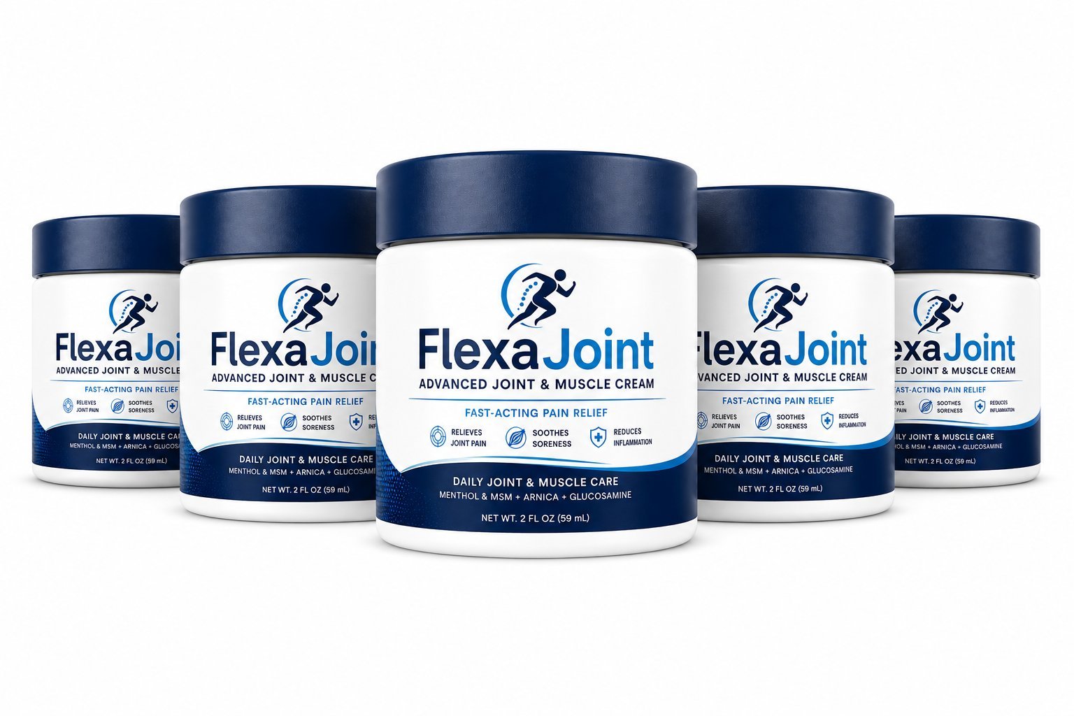 FlexAJoint Joint & Muscle Cream &mdash; 5 Tub Bundle